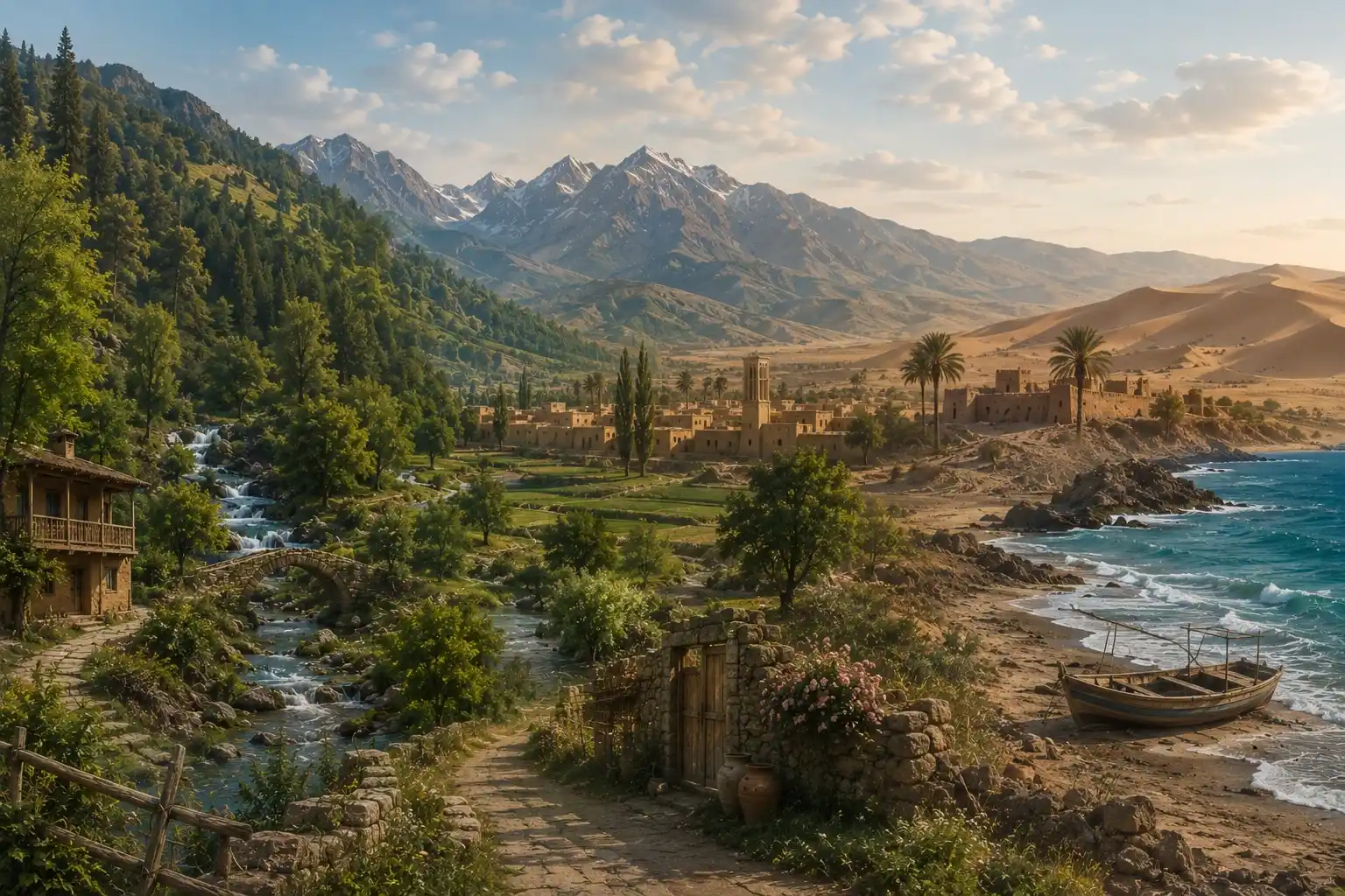 نمای روستا